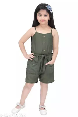 Kids/Girls Stylish Half Jumpsuit Romper Partywear/ComfortableWear Pants Trousers • $29.21