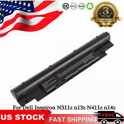 $16.99 • Buy Battery For Dell Inspiron 13Z 14Z N311z N411z 268X5 Vostro V131 Type N2DN5 JD41Y