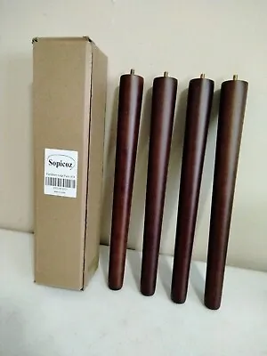 Sopicoz Vintage Style Wood Furniture Legs Set Of 4 - 15.75  Mid Century Style • $10