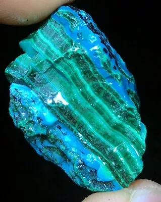 20g Natural Genuine Chrysocolla Shattuckite Malachite Green Crystal Stone B320 • $4.64