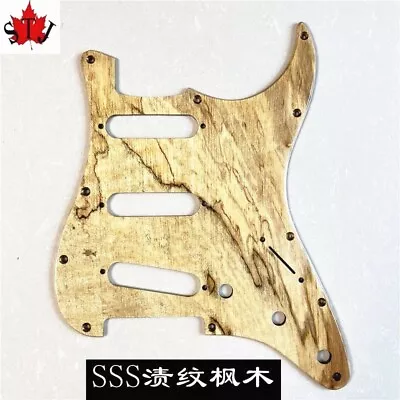 New Hand Made 11 Holes Sollid Wood 3 Ply Electric GUITAR Pickguard • $17.86