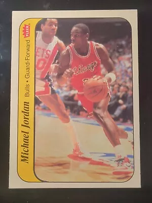 1986 Fleer Michael Jordan Sticker #8 Raw Ungraded Great Condition! • $260