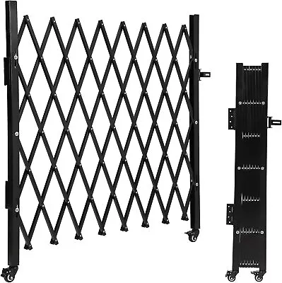 Single/Double Folding Security Door Flexible Expandable Fence Gate With Wheels • $94.99