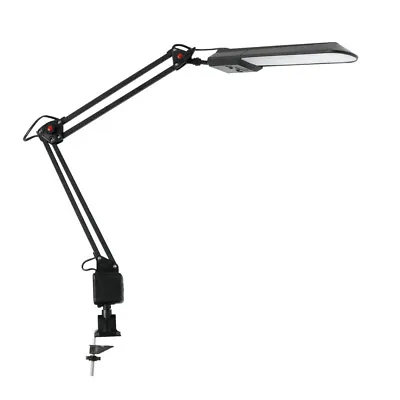 £23.89 • Buy NEW LED 5W Adjustable Swivel Clamp On Work Light Bench Reading Table Desk Lamp 