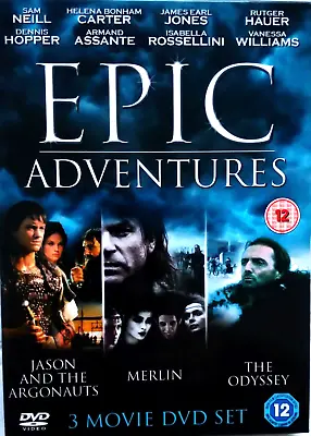 £6 • Buy 🆕 Epic Adventures: 3 Movie Dvd Boxset (merlin/the Odyssey/jason & Argonauts) 
