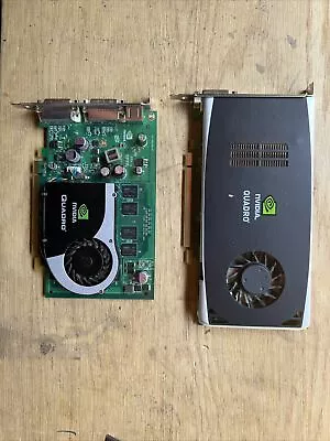 Two NVIDIA Quadro FX Video Cards. FX 1800 And FX 1700 PCI Express • $30