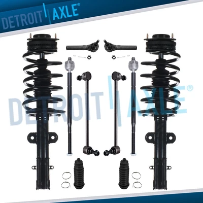 $267.68 • Buy Front Struts & Spring Sway Bars Tie Rods Boots For Grand Caravan Town & Country