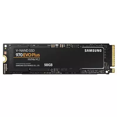 Samsung 970 Evo Plus 500GB 3500 PCIe Gen 3 NVMe M.2 (2280) SSD • $145