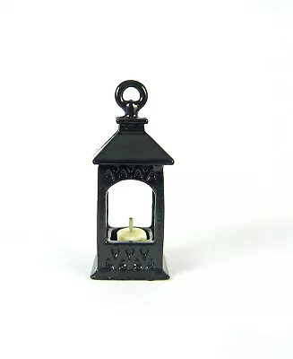 Dollhouse Miniature Small Black Lantern W/ Candle H176 • $11.75