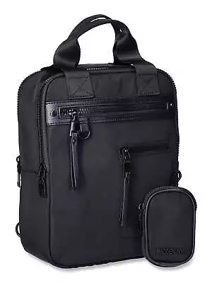  Women's Multi Pocket Convertible Backpack With Pouch Black • $21.60