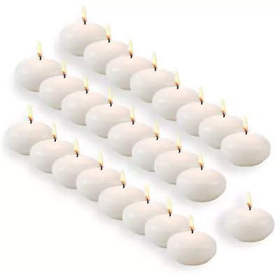 Bulk White Floating Candles - 48 Pc. • $55