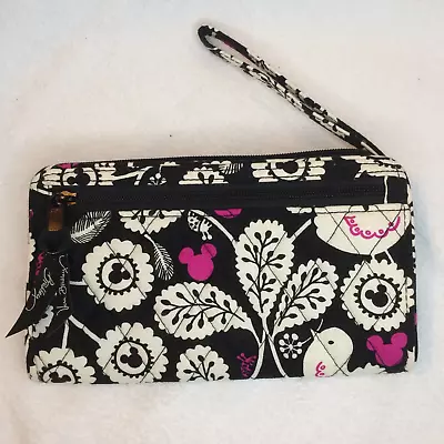 Vera Bradley Disney Wristlet / Wallet Top Zip MICKEY MOUSE MEETS BIRDIE • $35