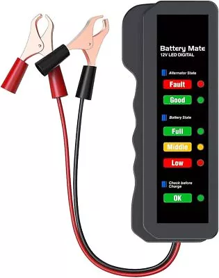 12V Battery Load Tester Car Autocycle Marine Alternator Analyzer Diagnostic Tool • $5.79