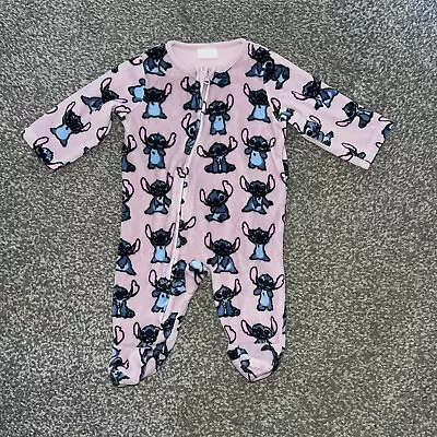 Stitch Baby Pyjama Bundle. 0-3 Months • £6