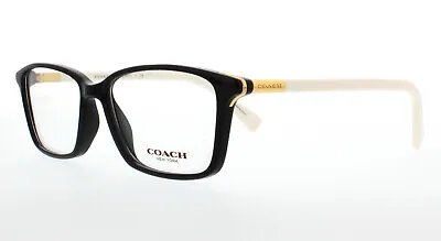 Coach Eyesglasses Frames- HC6077-5340-Black/Ivory-53-15-135- No Case • $92.72