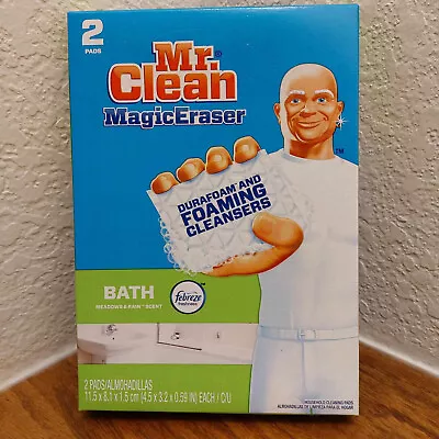 Mr. Clean Magic Eraser Durafoam Bath Pads.  Meadows & Rain Febreze™.  Box Of 2. • $9.49