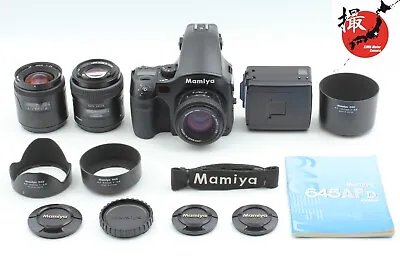 3 Lens Set 【MINT】 Mamiya 645 AFD Film Camera Body AF 45mm 80mm 150mm Lens Japan • $3500