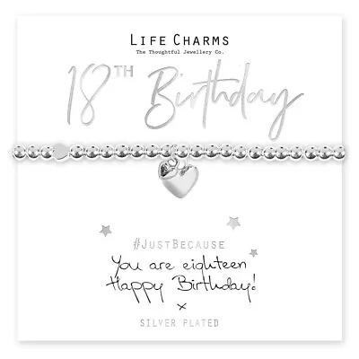 Life Charms Happy 18th Birthday Bracelet • £13.95