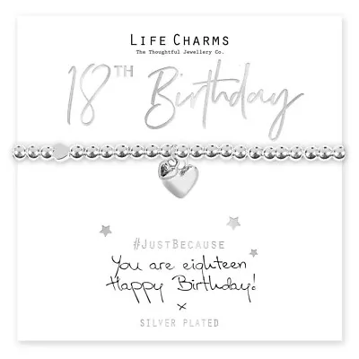 Life Charms Happy 18th Birthday Bracelet • £13.95