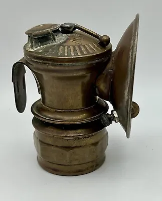 Vintage Auto-Lite Universal Lamp Co. USA; Coal Miners Carbide Has Spark. • $54
