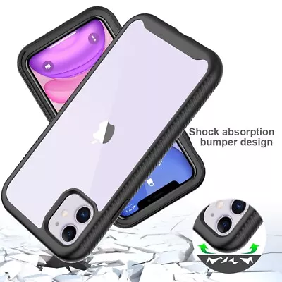 360 Front & Back Shockproof Screen Protector Case IPhone 13 12 Pro 11 8 7 6 X • £6.99