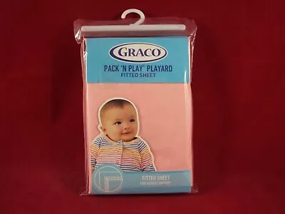 Graco Pack N Play Playard Fitted Sheet - New Pink - 39  X 27  • $8.77