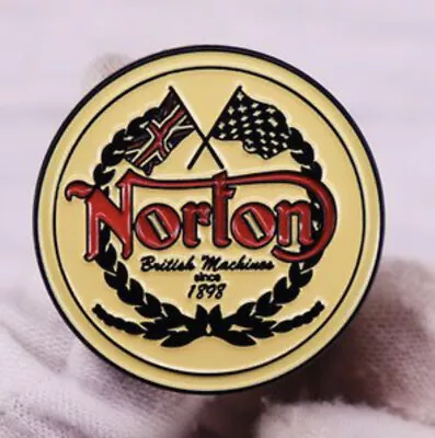 £4.95 • Buy Norton Motorcycle British Enamel Pin Badge