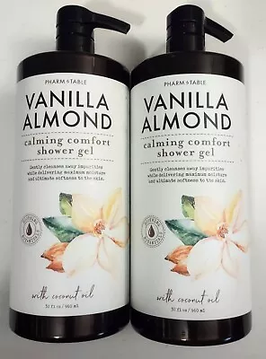 (2) Pharm To Table Vanilla Almond Calming Comfort Shower Gel W/ Coconut Oil 32oz • $30.97