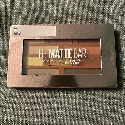 Maybelline The Matte Bar Eyeshadow Palette 300 Warm Neutrals Makeup *New*     • £6.99