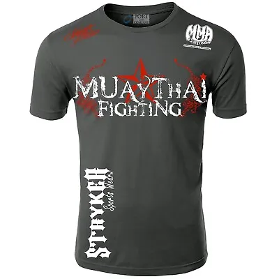 Muay Thai Twin Fighting Tigers Brazilian Jujitsu UFC MMA Shorts Sleeve T Shirt • $24.95