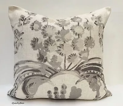 Carlucci Di Chivasso  Emperors Garden  Chinoiserie Toile Linen Cushion Cover 17” • £18.99