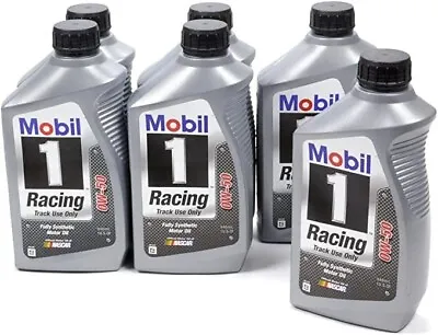 Mobil 1 Racing Full Synthetic Motor Oil 0W-50 1 Quart Case Of 6 • $94.99