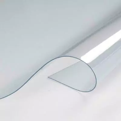 £59.92 • Buy Clear PVC Transparent Wipe Clean Vinyl Table Protector Cover Plastic Sheet Cloth