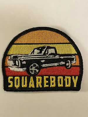 Square Body Truck Chevy Patch Iron Sew On Vintage Style Retro Cap Hat • $5.60