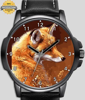 Fox Cute Animal Novelty Art Unique Wrist Watch FAST UK • £31.94