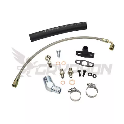 Turbo Oil Feed Return Line Kit For Nissan Patrol Y61 TD42 GU TD05H 16G 18G 20G • $72.23