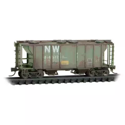 Micro-Trains MTL N Norfolk & Western PS-2 Covd Hopper Weathered 095 44 110 • $39.96
