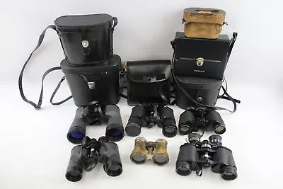 Vintage Binoculars Inc Hanimex Tasco Miranda Etc Working W/ Some Cases X 6 • £7.50