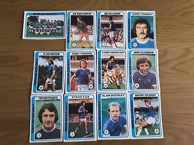 £5.19 • Buy Topps Chewing Gum Football Cards 78/79 Season Birmingham City 