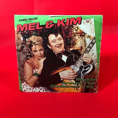 MEL SMITH KIM WILDE Rockin' Around The Christmas Tree 45 1987 UK 7  Vinyl Single • £5.99