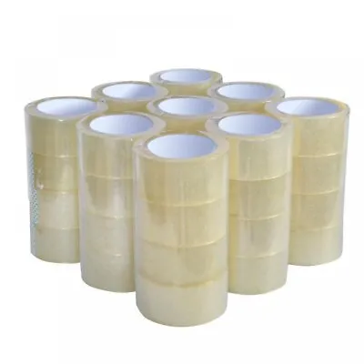 Heavy Duty Sealing Packing | Shipping | Box Tape | Clear | **12 Rolls Carton • $18.98