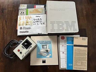IBM Vintage Operating System Binder Other Manuals 8inch Floppies &Joystick • $50