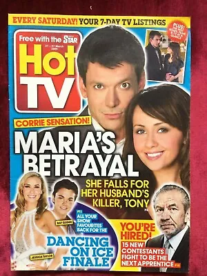 HOT TV Magazine 21-03-2009 SAMIA GHADIE (SMITH) Cover + Interview • £9.99