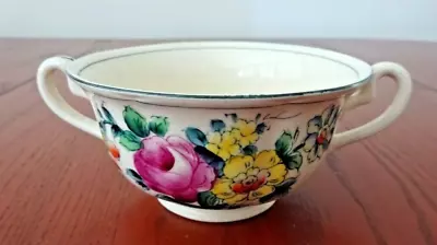 *mikori Ware Hand Painted Floral Design Cream Soup Japan-b43-f • $12.99