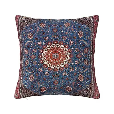 Antique Persian Rug Print Throw Pillow Cover Square Pillowcase Soft Pillow Ca... • $19.51
