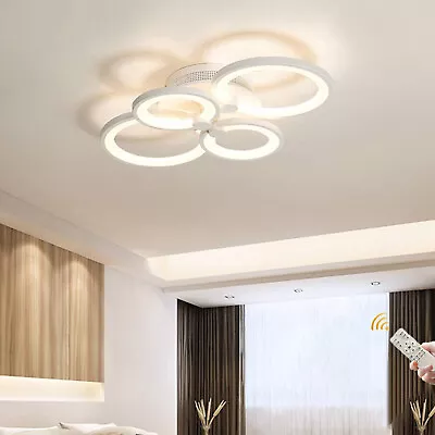 Modern LED Ceiling Lamp Chandelier Lights For Living Dining Room Restaurant Dimm • £43.69