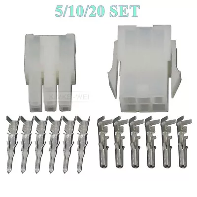 6 Pin/Way Molex Mini-Fit Jr 5557/5559 4.2mm Connector Kits (Plug+Socket+Crimps)  • $4.85