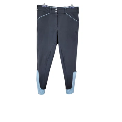 $34.96 • Buy Dover Saddlery Women's Wellesley Silicone Full-Seat Riding Breeches Gray Size 28