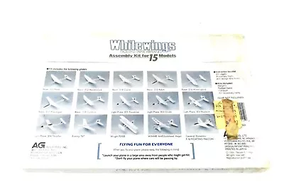 Vintage 1986 White Wings Paper Airplanes 15 Models NEW • $25