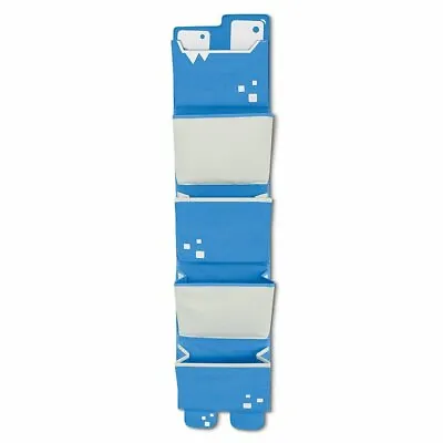 Mess Eater 5 Pocket Over Door Or Wall Storage Organizer For Kids In Blue  • $20.44